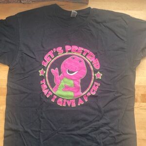 Barney pretend tee